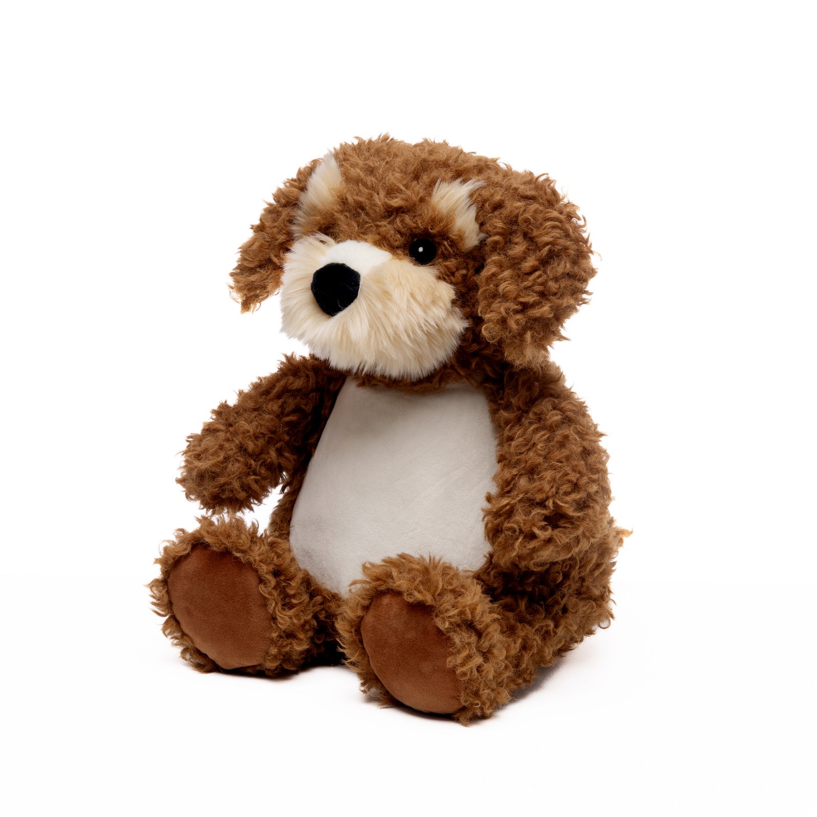 Peluche bébé personnalisée chien avec broderie prénom cadeau de naissance