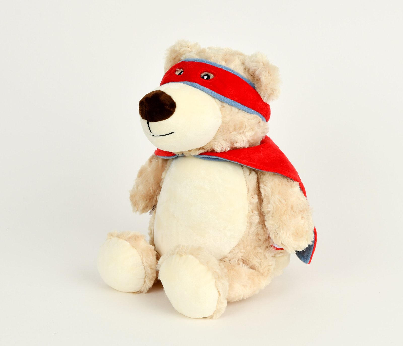 Cadeau de naissance personnalisé peluche super héros avec prénom brodé