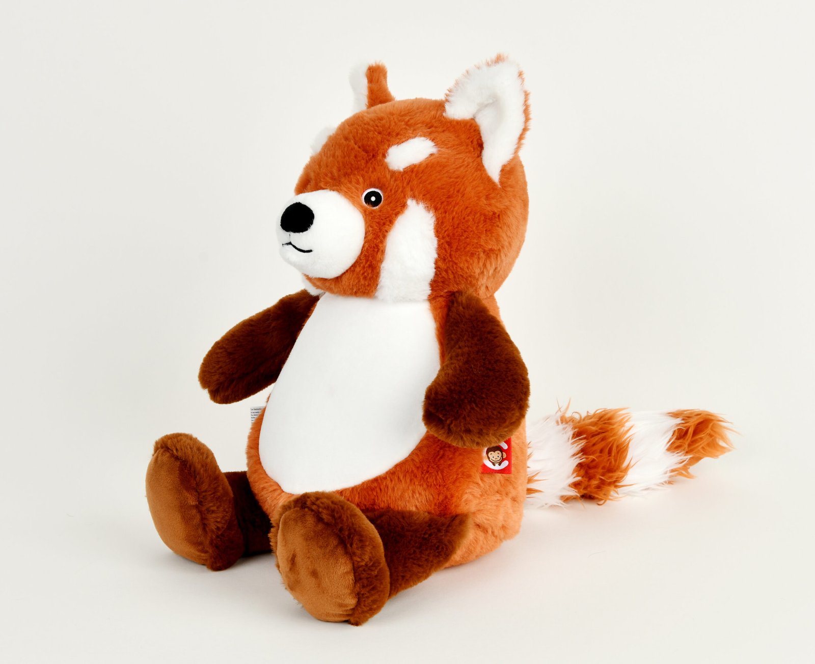 Peluche bébé personnalisée panda roux avec broderie prénom cadeau de naissance